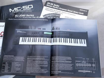 Roland-Alpha-Juno, S-770, D70 etc leaflets